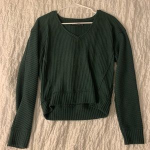 Dark green A&F sweater